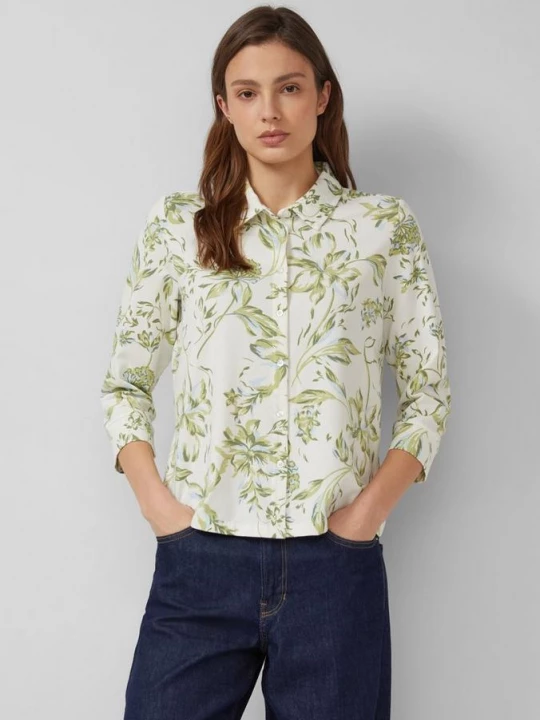 Foto van product Elastische jersey blouse met 3 / 4 mouwen s.Oliver