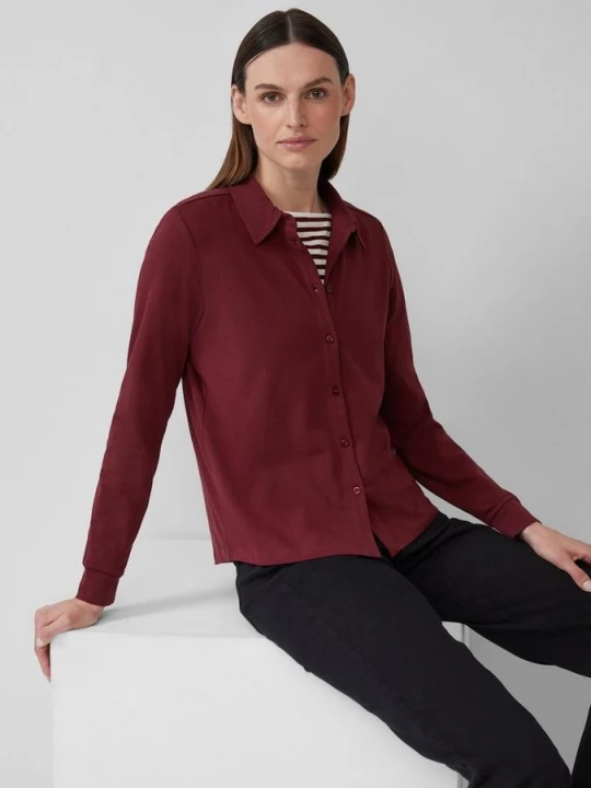 Foto van product Elastische jersey blouse s.Oliver rood