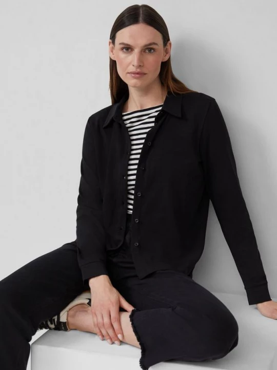 Foto van product Elastische jersey blouse s.Oliver zwart