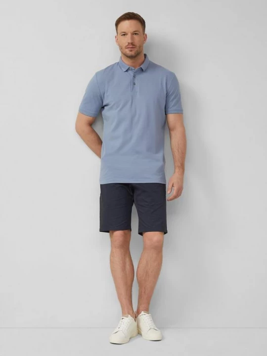 Foto van product Elastische shorts van fijn stretchkatoen s.Oliver blauw