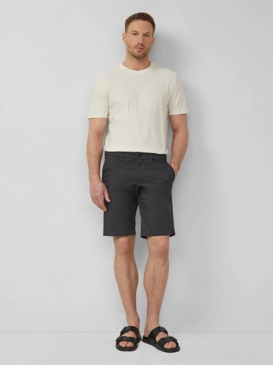 Foto van product Elastische shorts van fijn stretchkatoen s.Oliver grijs