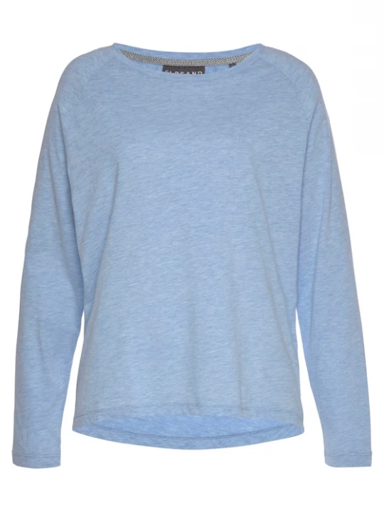Foto van product Elbsand Shirt 'Elbsand' blauw gemêleerd / wit