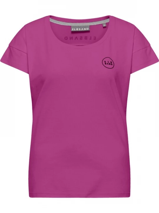 Foto van product Elbsand Shirt 'Ragne' donkerroze / zwart