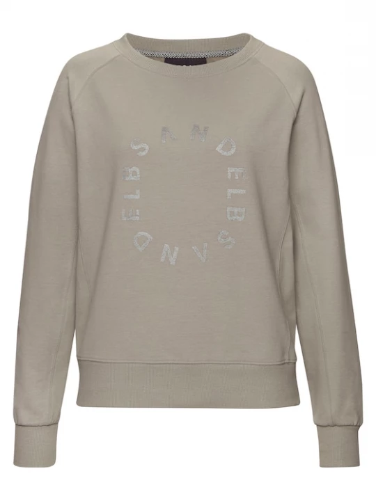 Foto van product Elbsand Sweatshirt taupe / zilver