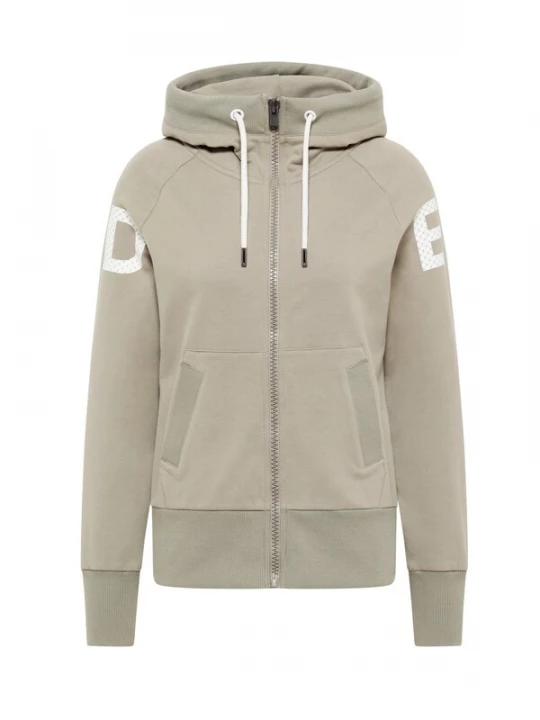 Foto van product Elbsand Sweatvest 'Kalea' taupe / wit