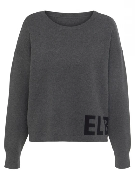 Foto van product Elbsand Trui grijs gemêleerd / zwart
