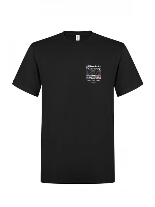 Foto van product Electric Callboy. Shirt 'Electric Callboy Up And Down T-Shirt' zwart