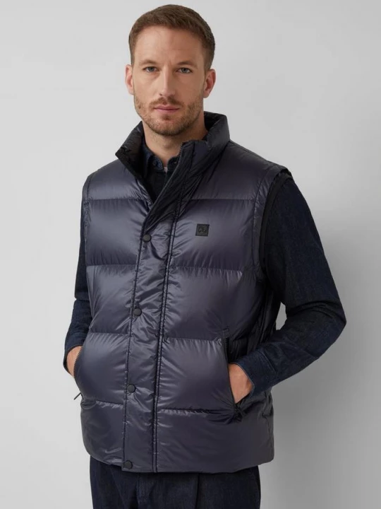 Foto van product Elegant gewatteerd vest met gerecycled dons s.Oliver blauw