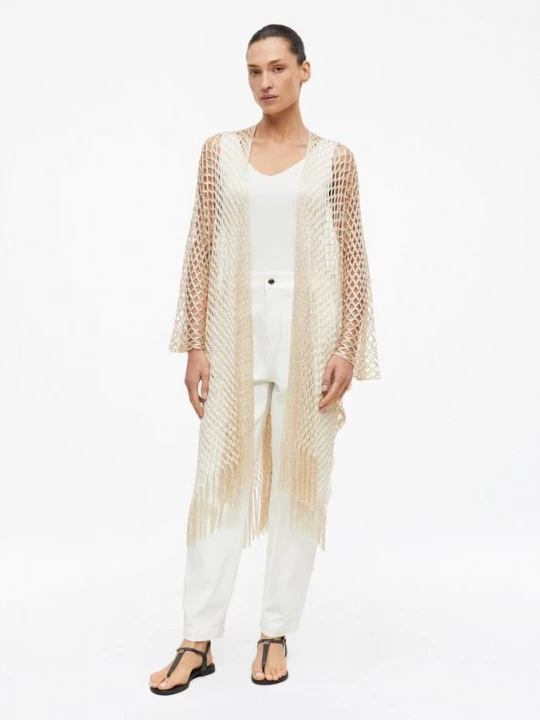Foto van product Elegante poncho met glinsterend garen s.Oliver beżowy
