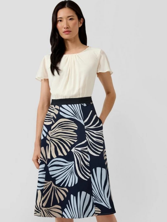 Foto van product Elegante shift jurk met popeline rok s.Oliver
