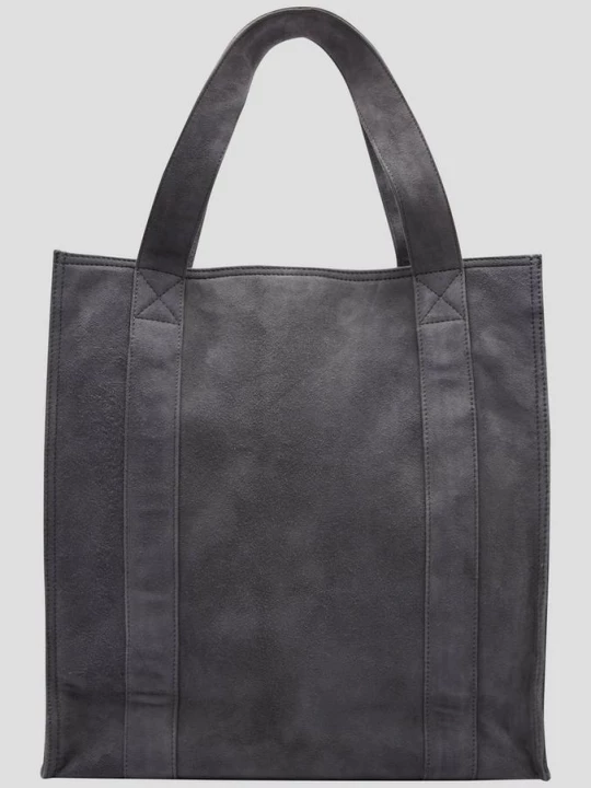 Foto van product Elegante suède shopper met logo in reliëf s.Oliver grijs