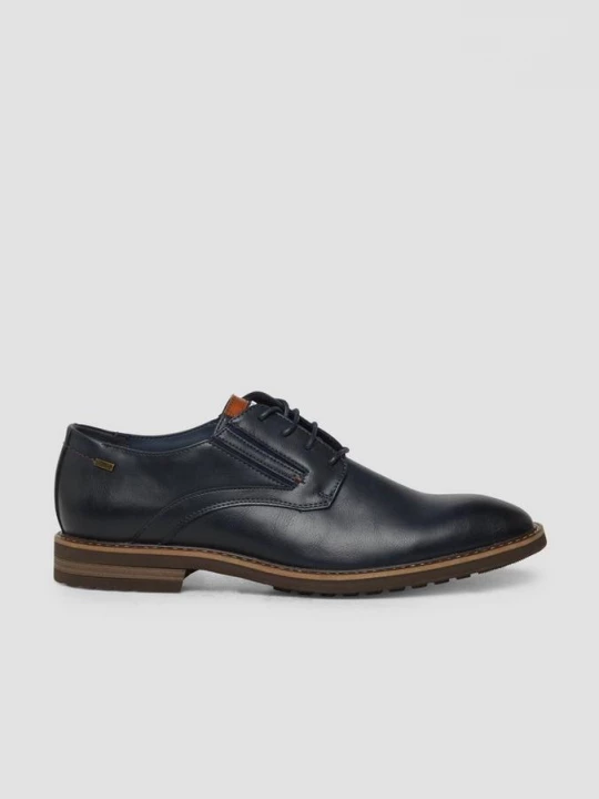 Foto van product Elegante veterschoenen in lederlook s.Oliver blauw
