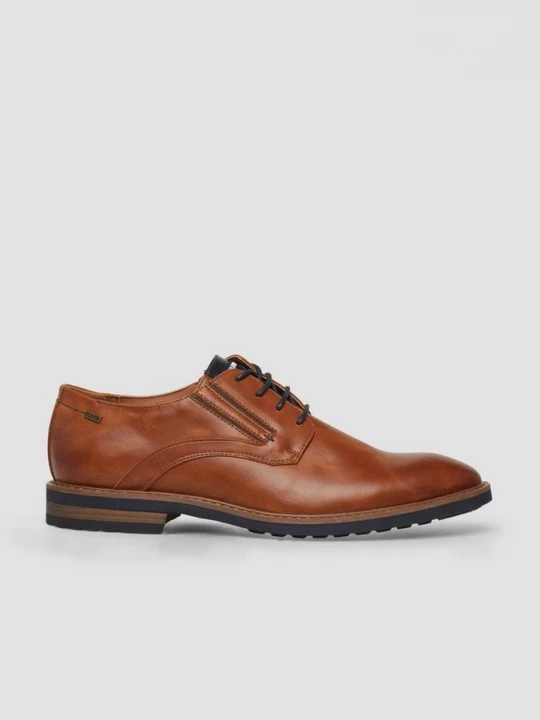 Foto van product Elegante veterschoenen in lederlook s.Oliver bruin