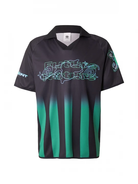Foto van product ELEMENT Shirt 'EAXE' azuur / smaragd / zwart