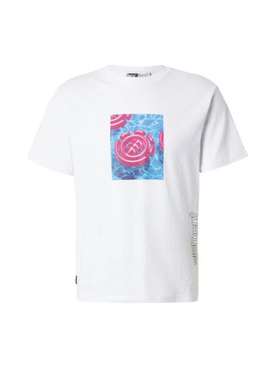 Foto van product ELEMENT Shirt 'FLOATIE' royal blue / koningsblauw / pink / zwart / wit