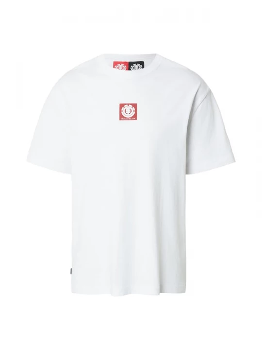Foto van product ELEMENT Shirt kersrood / wit