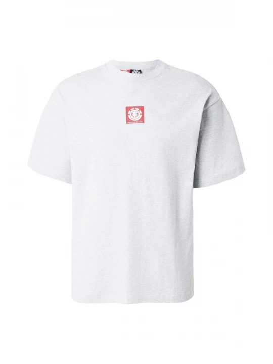 Foto van product ELEMENT Shirt lichtgrijs / rood / wit