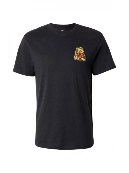 Foto van product ELEMENT Shirt 'TIMBER THE FROG' mosterd / donkergrijs / kiwi / oranje