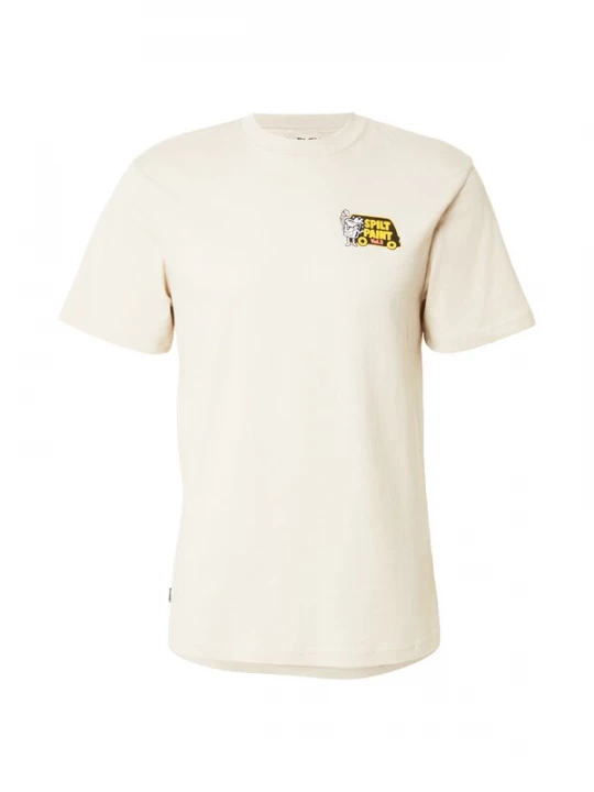 Foto van product ELEMENT Shirt 'VAN' crème / geel / mandarijn / zwart
