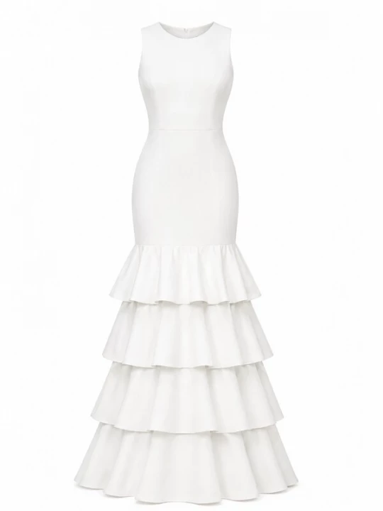 Foto van product Elena Athanasiadou Cocktailjurk 'LOUISE' wit