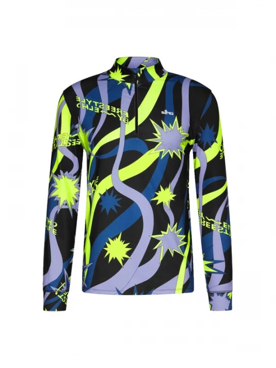 Foto van product elho Basislaag 'Skagen' marine / neongroen / lila / zwart