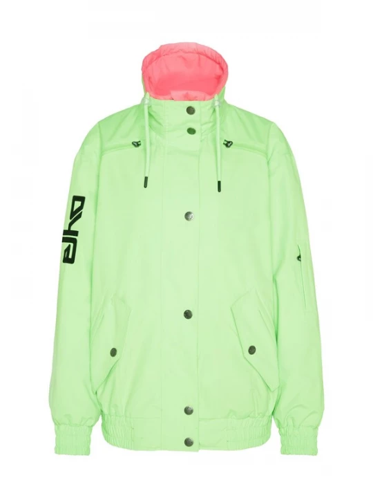 Foto van product elho Outdoorjas 'Tarasp 89' mintgroen / pink / zwart