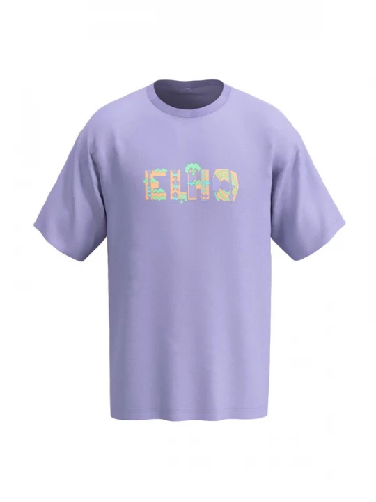 Foto van product elho Shirt 'Karibik' lichtblauw / groen / lavendel / oranje