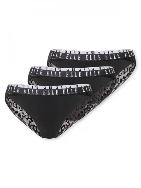 Foto van product ELLE Slip ' ELLE LACE ' zwart
