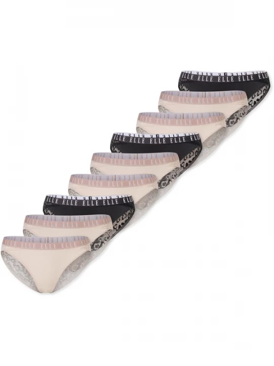 Foto van product ELLE Slip ' Lace ' gemengde kleuren
