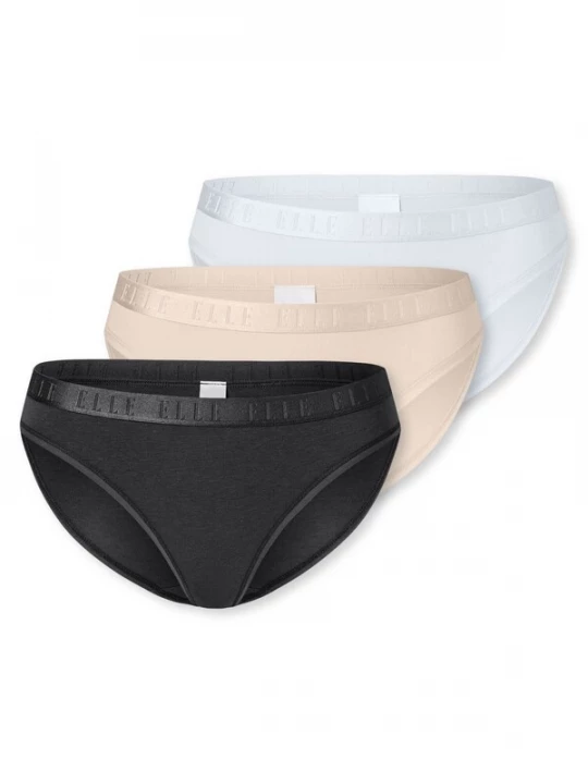 Foto van product ELLE Slip nude / zwart / wit