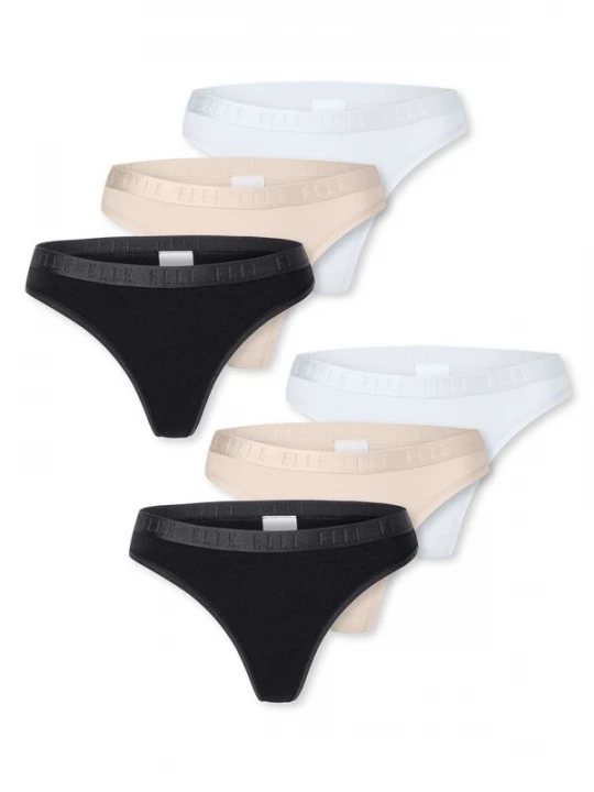 Foto van product ELLE String crème / zwart / wit