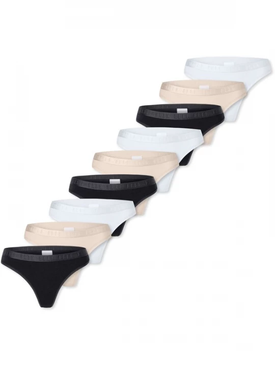 Foto van product ELLE String 'Super Soft' beige / zwart / wit