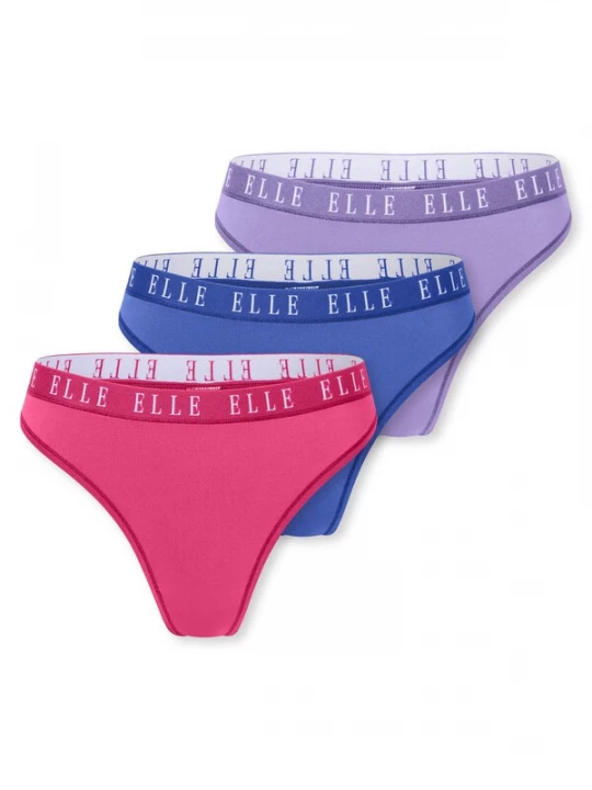 Foto van product ELLE String ' Thong - ELLE LOGO ' gemengde kleuren