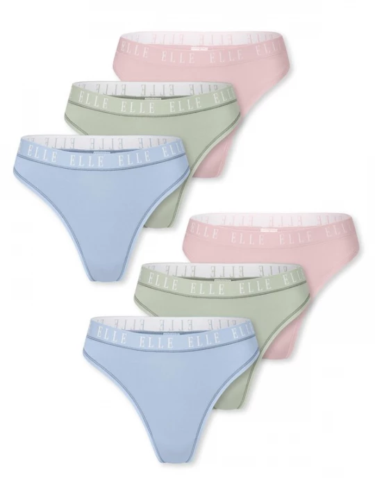 Foto van product ELLE String ' Thong - ELLE LOGO ' gemengde kleuren