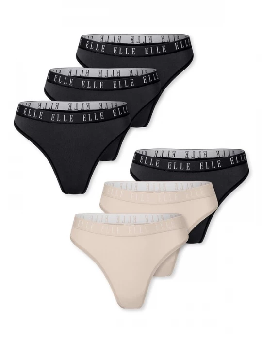 Foto van product ELLE String ' Thong - ELLE LOGO ' gemengde kleuren