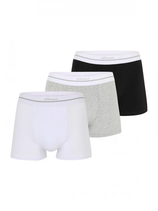 Foto van product ELLESSE Boxershorts 'Ambria' grijs / zwart / wit