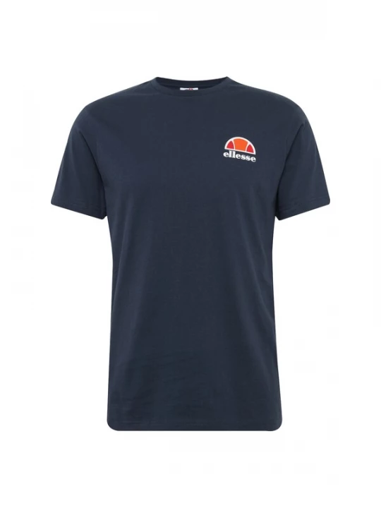 Foto van product ELLESSE Shirt 'Canaletto' donkerblauw / donkeroranje / vuurrood / wit
