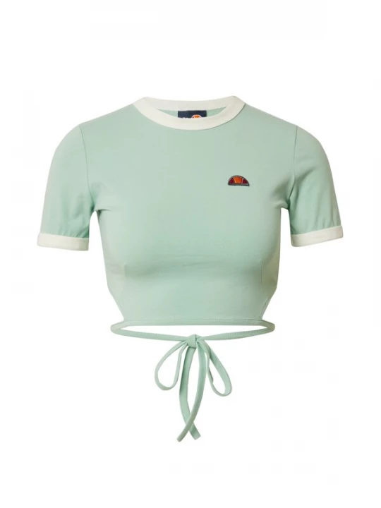 Foto van product ELLESSE Shirt 'Chee' crème / donkerblauw / mintgroen / oranje