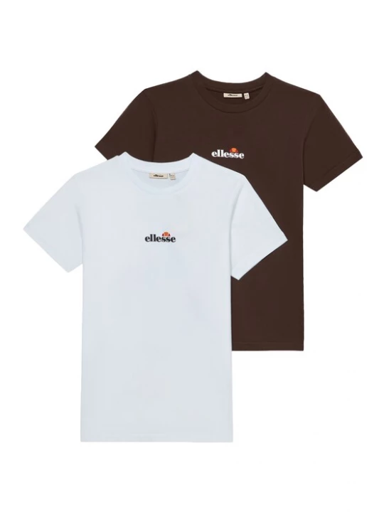 Foto van product ELLESSE Shirt 'Duranio' oranje / rood / zwart / wit