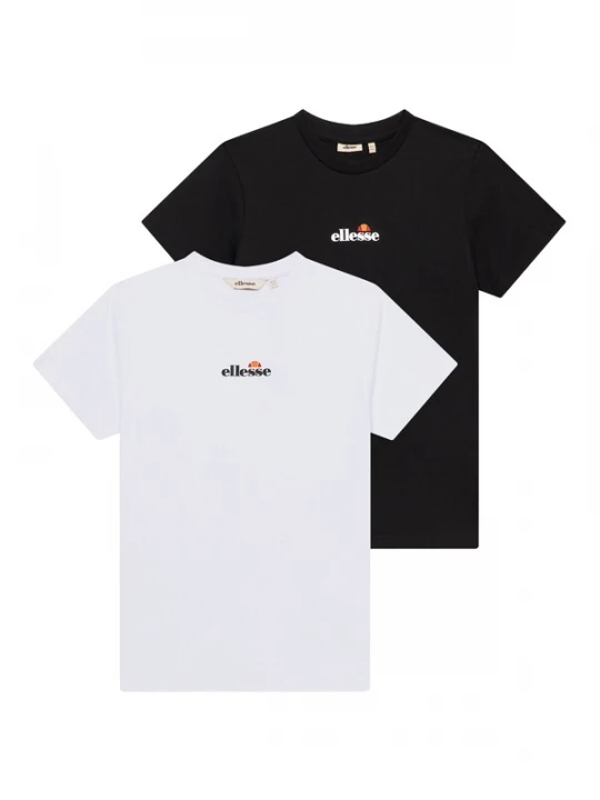 Foto van product ELLESSE Shirt 'Duranio' zwart / wit
