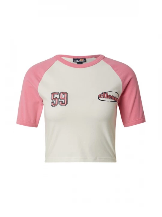 Foto van product ELLESSE Shirt 'VAMAVECHE' rosa / zwart / offwhite