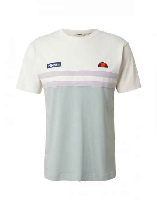 Foto van product ELLESSE Shirt 'Venire' donkerblauw / lichtgrijs / pastelgroen / offwhite