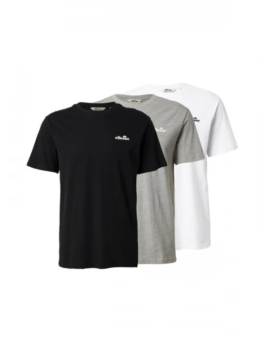 Foto van product ELLESSE Shirt 'Zivola' grijs gemêleerd / zwart / wit