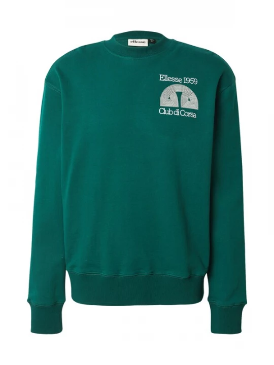 Foto van product ELLESSE Sweatshirt donkergroen / wit
