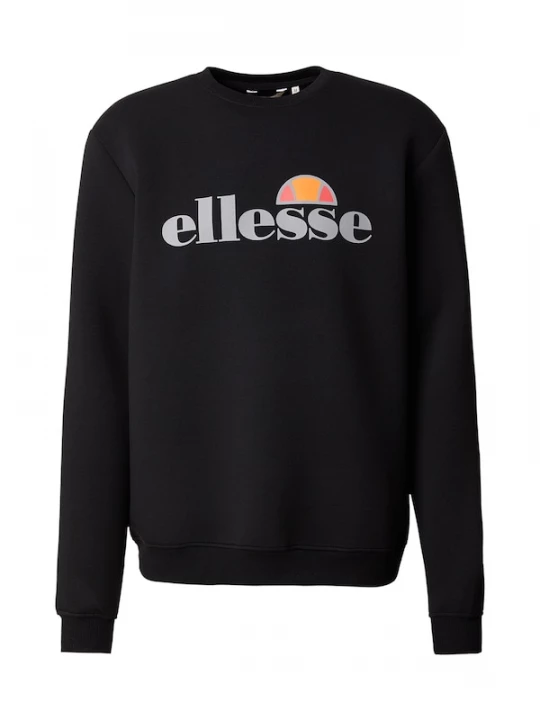 Foto van product ELLESSE Sweatshirt stone grey / oranje / koraal / zwart