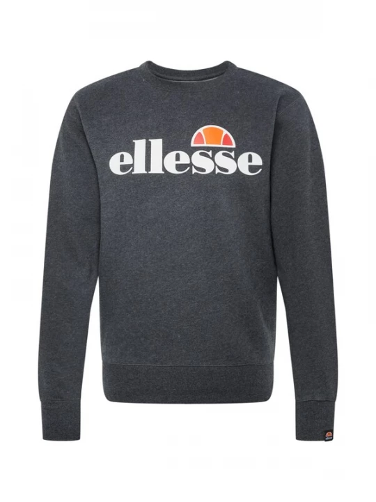 Foto van product ELLESSE Sweatshirt 'Succiso' donkergrijs / oranje / rood / wit