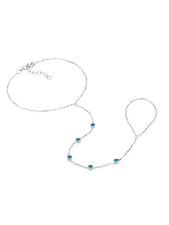 Foto van product ELLI Armband blauw / zilver