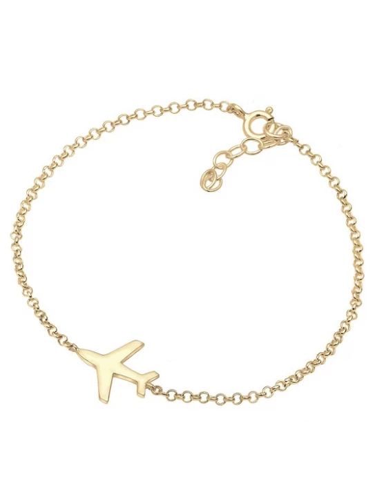 Foto van product ELLI Armband 'Flugzeug' goud
