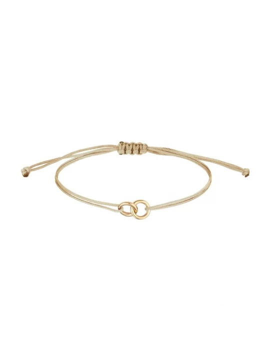 Foto van product ELLI Armband 'Geo' beige / goud