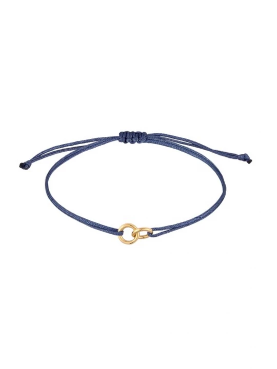 Foto van product ELLI Armband 'Geo' blauw / goud